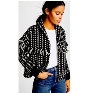 Cupcakes and cashmere fringe cardigan